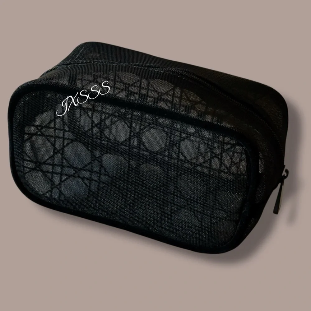 Black (Mesh) Dior Beauty Cosmetic-Makeup Bag - Picture 15 of 15